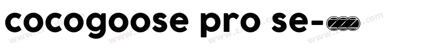 cocogoose pro se字体转换